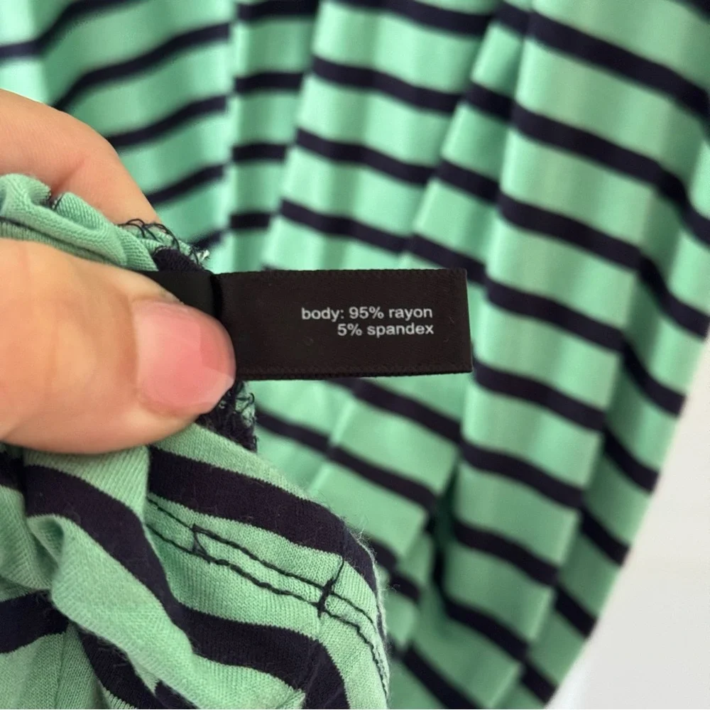 The Limited Striped Green Maxi Dress